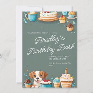 GEBURTSTAGSKARTE EINLADUNG