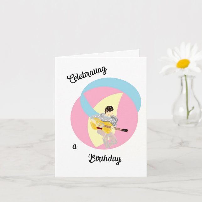 Geburtstagskarte: Feiern zum Geburtstag Karte (Kleine Pflanze)