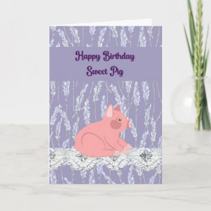 Geburtstagskarte für Heimtiere Karte