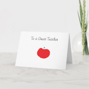 Geburtstagskarte für Lehrer Karte