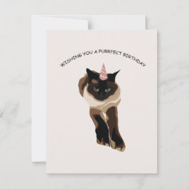 Geburtstagskarte für Purfect Dankeskarte