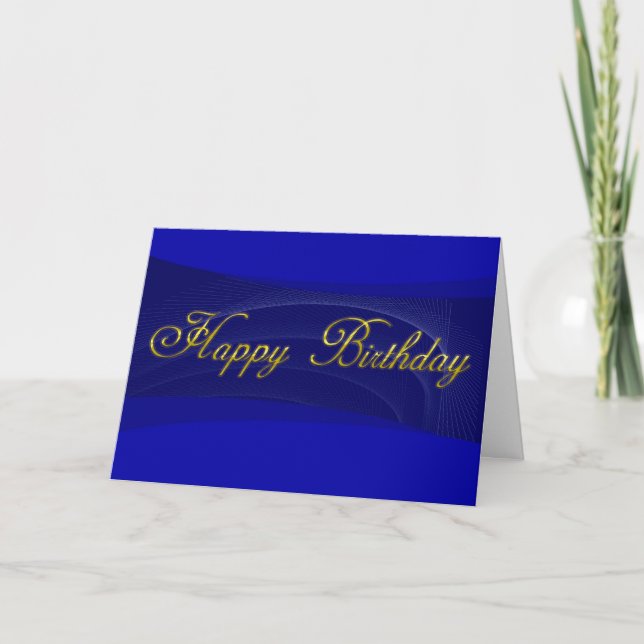 Geburtstagskarte für Unternehmen zum Geburtstag Karte (Vorderseite)