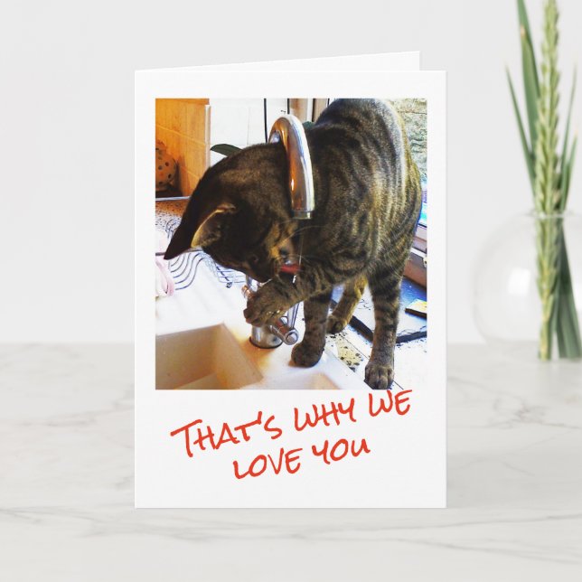 Geburtstagskarte gestochen karte (Vorderseite)