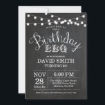 Geburtstagskarte GRILLEN Einladung 90. Geburtstags<br><div class="desc">Einladung zur GRILLEN am Geburtstag. 90. Geburtstag Einladung Chalkboard Hintergrund mit String Lights. 13. 15. 16. 18. 20. 21. 30. 40. 50. 60. 70. 80. 90. 100. Jegliches Alter. Erwachsener Geburtstag. Geburtstagsparty von Frauen oder Männern. Für weitere Anpassungen klicken Sie bitte auf die Schaltfläche "Anpassen" und verwenden Sie unser Designwerkzeug,...</div>
