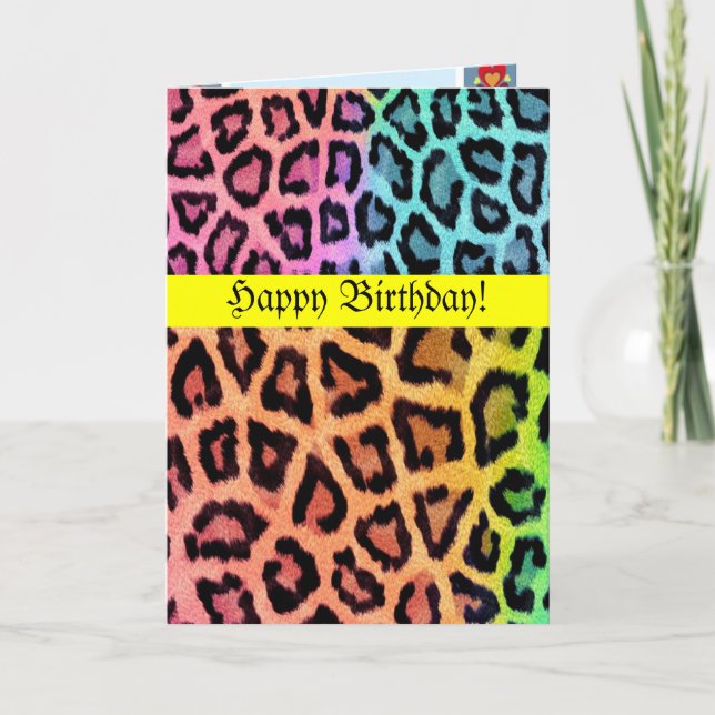 Geburtstagskarte Karte (Vorderseite)