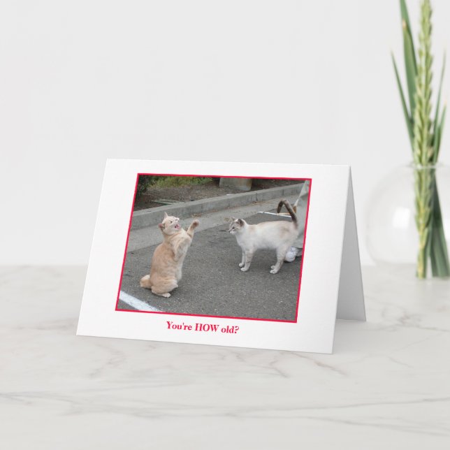 Geburtstagskarte Karte (Vorderseite)