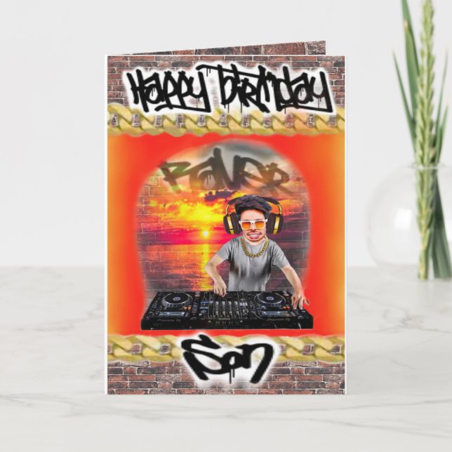 Geburtstagskarte Karte (Vorderseite)