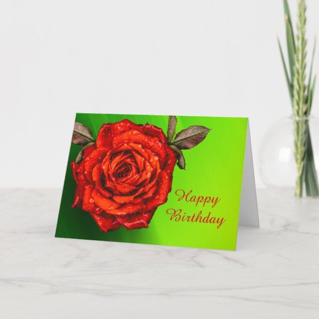 Geburtstagskarte Karte (Vorderseite)