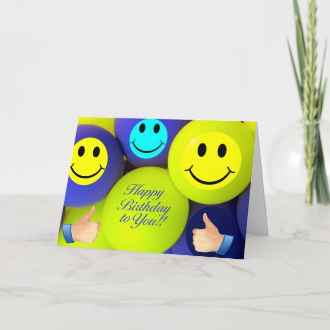 Geburtstagskarte Karte (Vorderseite)