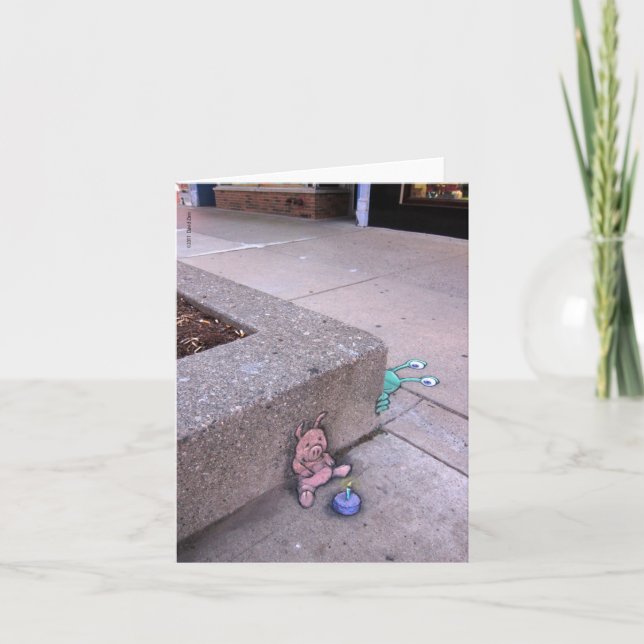 Geburtstagskarte Karte (Vorderseite)