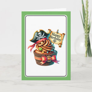 Geburtstagskarte mit Cupcake-Motiv Feiertagskarte
