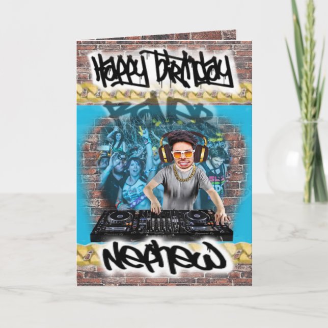 Geburtstagskarte Nephew Karte (Vorderseite)