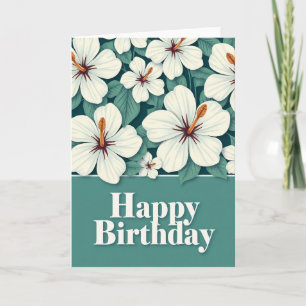 Geburtstagskarte Tropical Bloom Karte