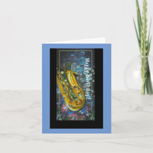 Geburtstagskarte zum Thema Musik