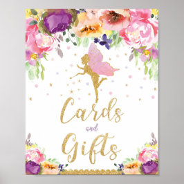Geburtstagskarten und Geschenke Baby Girl Dusche Poster