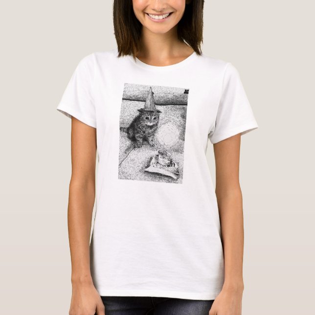 Geburtstagskatze T-Shirt (Vorderseite)