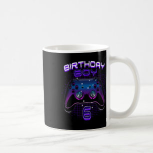 Geburtstagskind 6 Video Game Controller Gamer 6th Kaffeetasse
