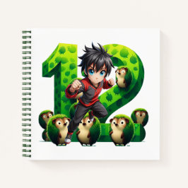 Geburtstagskind um 12 Uhr Notizbuch