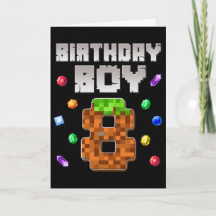 Geburtstagskinder 8. Geburtstag 8. Geburtstag 8 Ja Karte