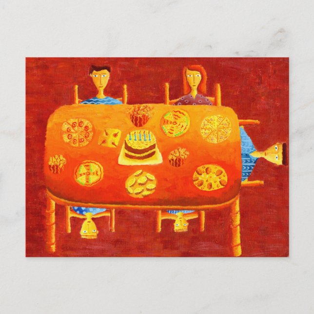 Geburtstagskleidung des Tees Postkarte (Vorderseite)