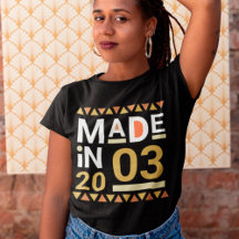 Geburtstagskleidung im T - Shirt