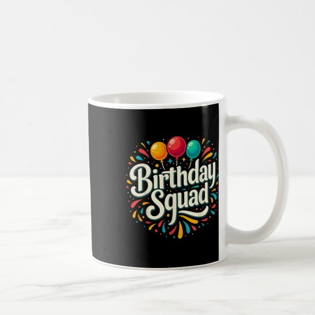 Geburtstagskolade Party Matching Kaffeetasse (Rechts)