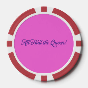 Geburtstagskönigin Spielkarten Pokerchips