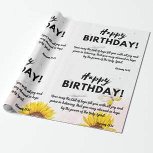 Geburtstagskorrektur Geschenkpapier