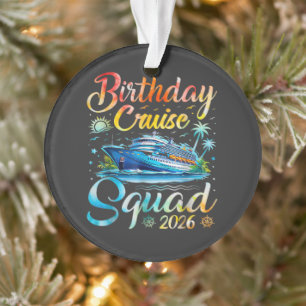 Geburtstagskreuzfahrt-Gruppe 2026 Ornament