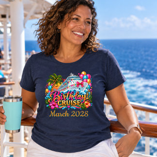 Geburtstagskreuzfahrt Tri-Blend Shirt