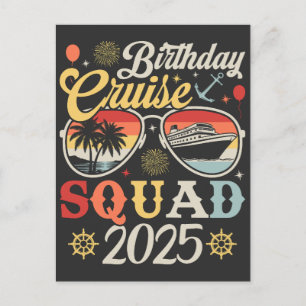Geburtstagskrieg 2025 Familienmatching Postkarte