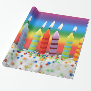 Geburtstagskuchen Geschenkpapier