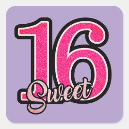 Geburtstagskuchen oder Umschlag Aufkleber