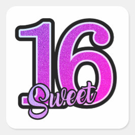 Geburtstagskuchen oder Umschlag Aufkleber