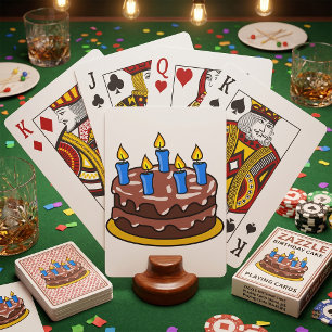 Geburtstagskuchen Spielkarten