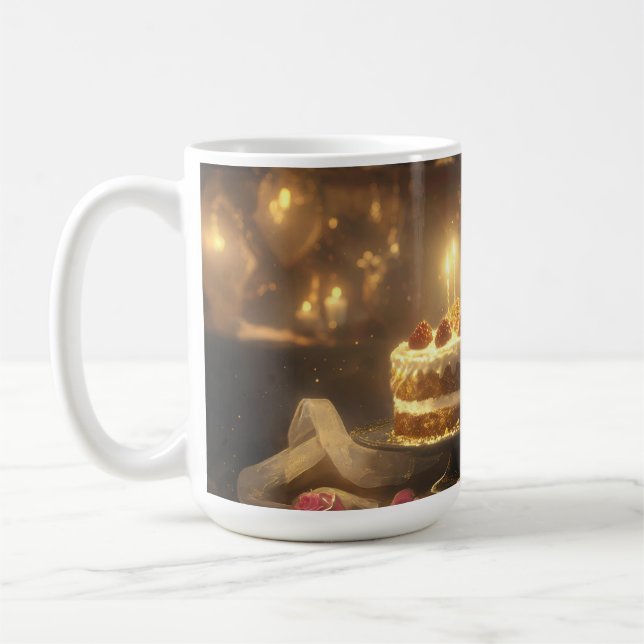 Geburtstagskuchen von Fabulous Mice Baker Kaffeetasse (Links)