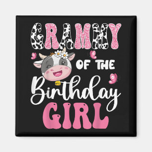 Geburtstagskuh der Geburtstagskinder 1. Geburtstag Magnet
