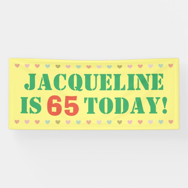 Geburtstagskündigung Banner (Horizontal)