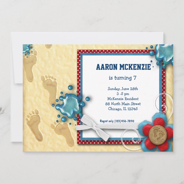 Geburtstagskurse Einladung (Vorderseite)