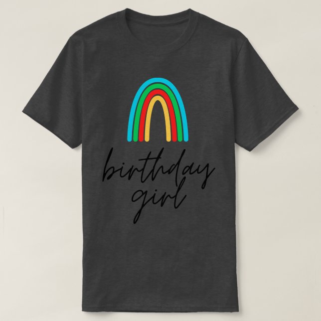 Geburtstagsmädchen 43 T-Shirt (Design vorne)