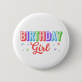 Geburtstagsmädchen button