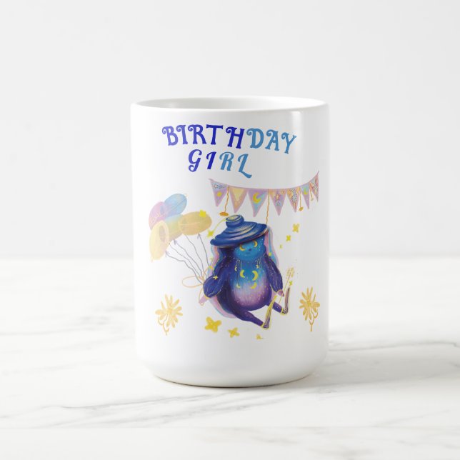 Geburtstagsmädchen Kaffeetasse (Mittel)