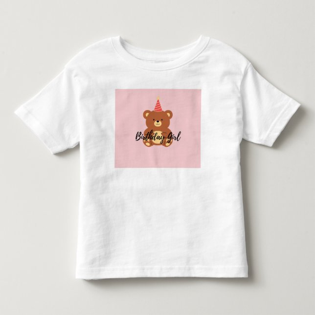 Geburtstagsmädchen  kleinkind t-shirt (Vorderseite)