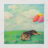 Geburtstagsmädchen niedlicher Spaß und zeichnend K