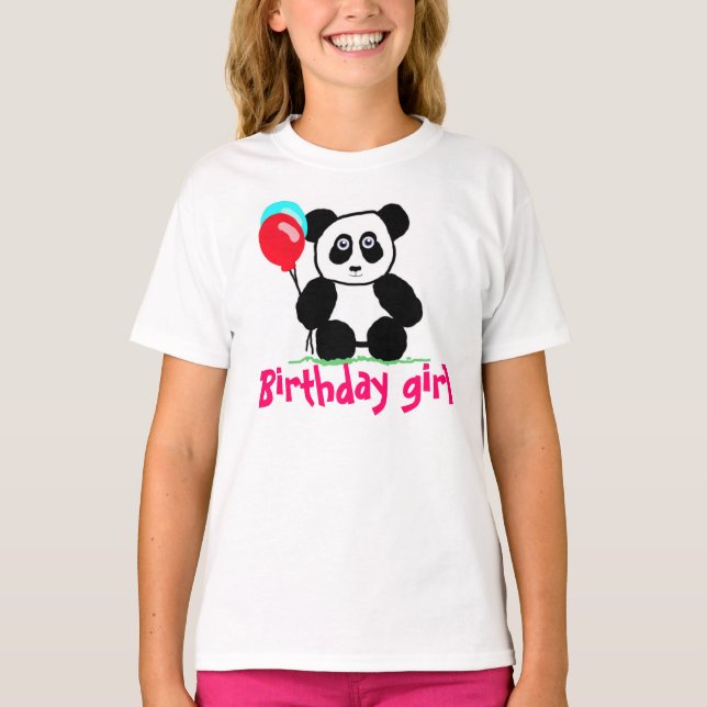 Geburtstagsmädchen T-Shirt (Vorderseite)