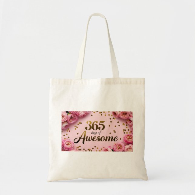 Geburtstagsmagie Blumenzauberkunst Einkaufstasche (Vorne)
