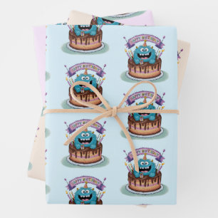 Geburtstagsmonster Geschenkpapier Set