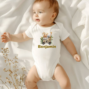 Geburtstagsoutfit Party-Tier, Kinder-Safari-Geburt Baby Strampler