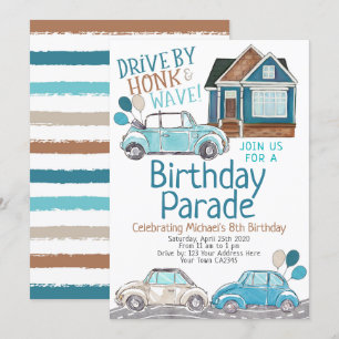 Geburtstagsparade Einladung