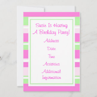 GEBURTSTAGSPARTEEINLADUNG EINLADUNG